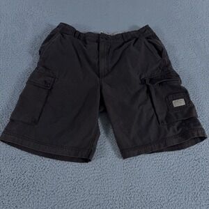 Chaps Shorts Mens 36 Brown Cargo 10" Baggy Y2K Hiking Outdoor Skater Canvas